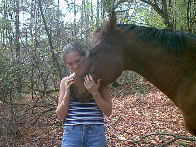 Me & My first horse Regal Red
