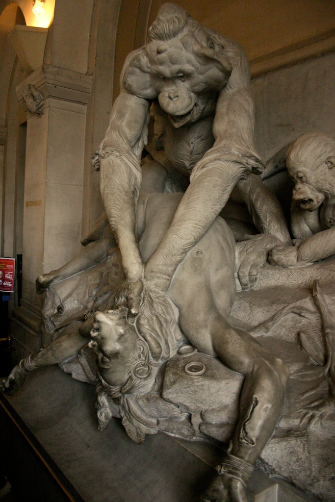 Chimp strangling AR activist