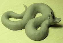 Cottonmouth sculpture (still in the works)