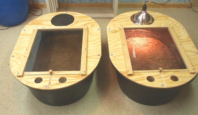hatchling monitor cage