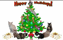 Lizard Christmas collage