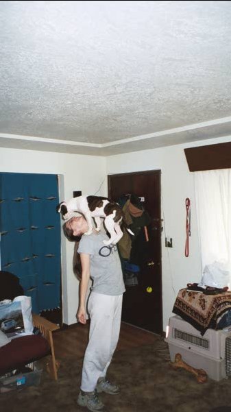 Me & my Pit Bull, "Kona"