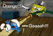 Spongebob Vs Smurf