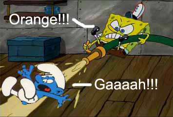 Spongebob Vs Smurf