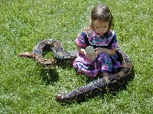 Daughter & Boa