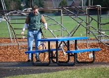 Checking the bench
