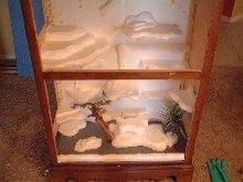 fake rock cage