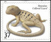 Collared Lizard Stamp