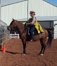 Rosie in Trail
