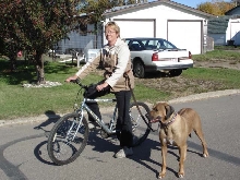 biking