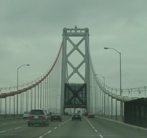 San Francisco - Oakland Bay Bridge, south section (view 2)