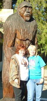 Puma & Meowzers with BigFoot Carving