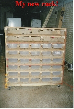 My new hatchling rack!
