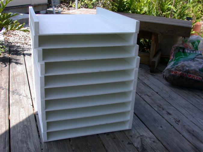 shelves stacked