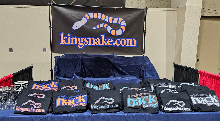 Kingsnake Reptile Super Show Booth Jan 2026