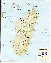 Distribution of Uroplatus pietschmanni