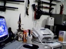 Office area in snake room (blackram)