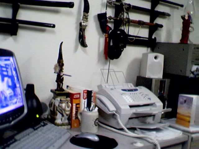 Office area in snake room (blackram)