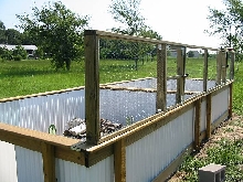 Cage front in progress