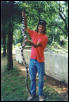 Ricky Walters and pine snake