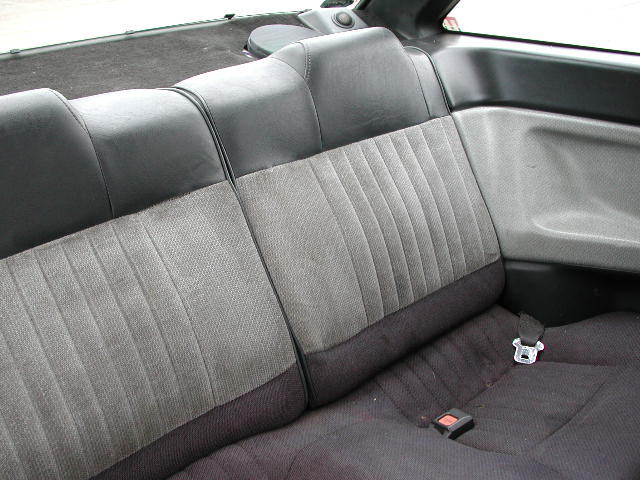 The seats dont acually look that bad. The camera made them look much darker