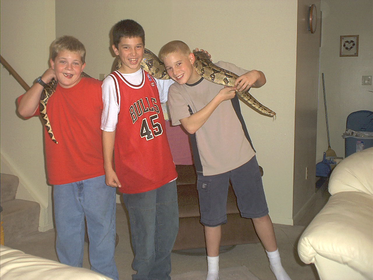Hanging with the boys