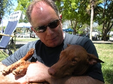 Ruadh with Greg April 2009