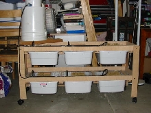 6 tub rat rack with auto water