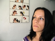 me..less pink makeup per request lol