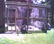 building the new pergola