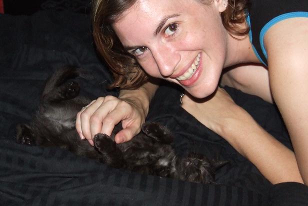 me with new kitty