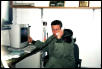 I'm in my bunker's office(in army)