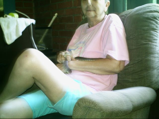 Grandma and Speckled