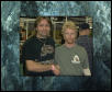 Simply Snakes owner, Paul Moody and Mark O'shea at the 2001 National Reptil