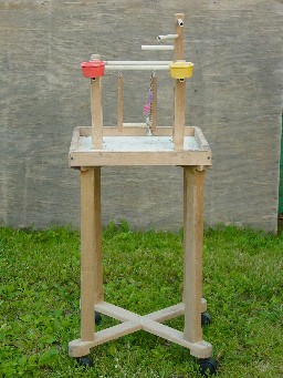 Wooden playstand