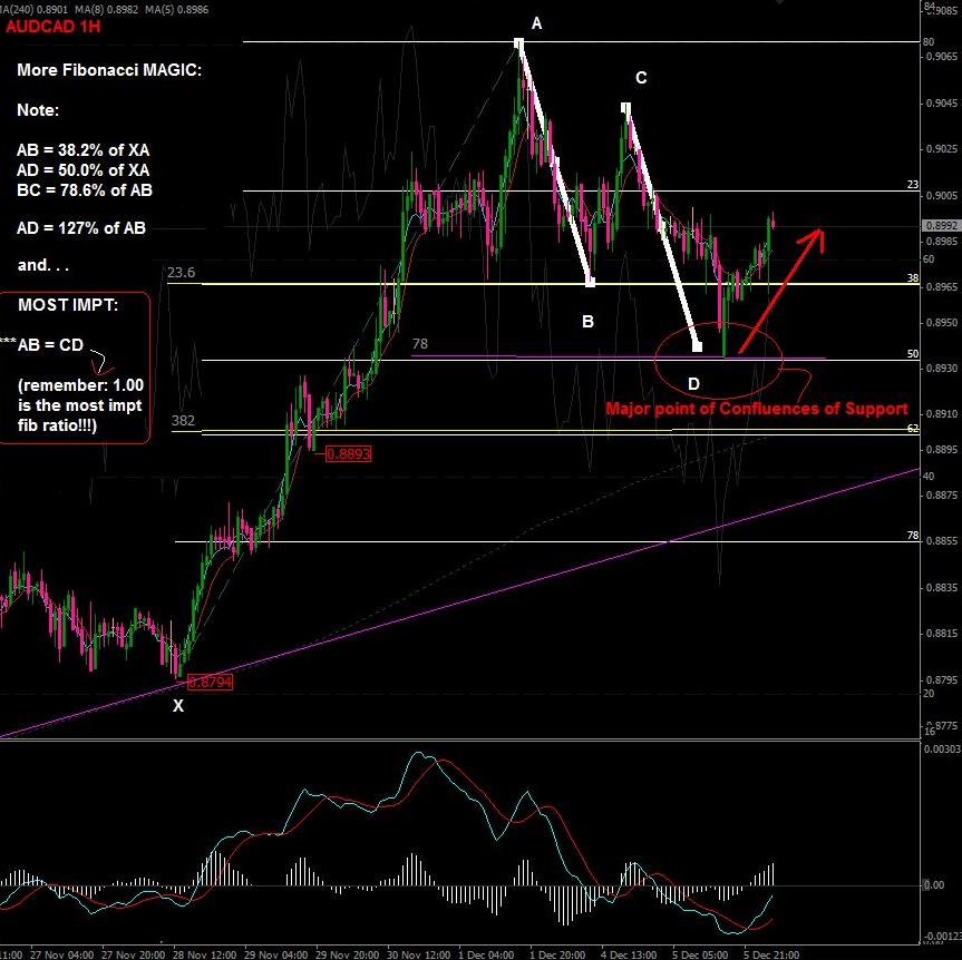 Gartley Fibonacci pattern