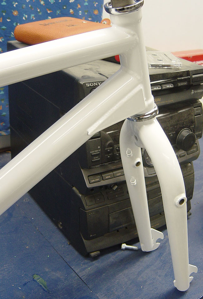 Redline fork clumpy backside
