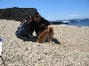 At the beach