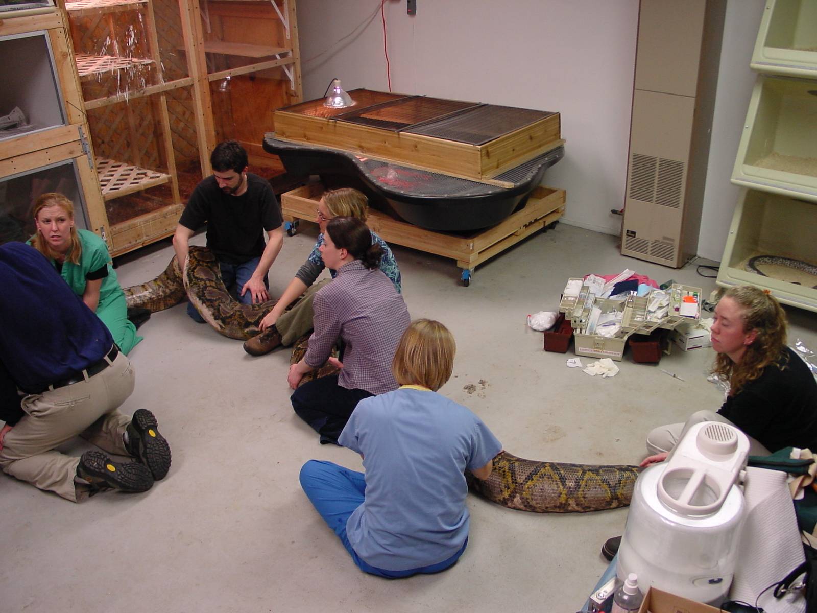 UPenn vet school comes to visit baby