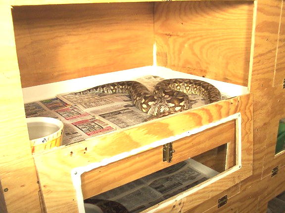 internal view of horizontal 6 unit rolling tower