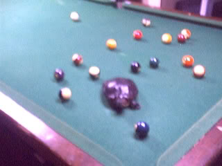 19year old RES playing pool