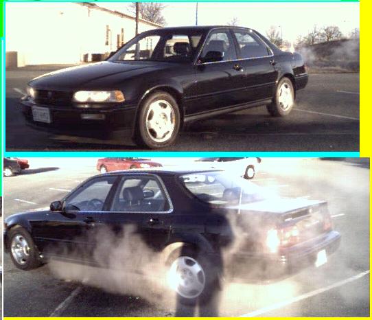 Acura Legend 1995 GS trim with black leather interior
