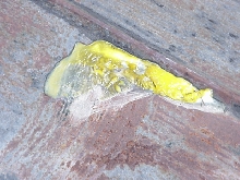 cooked egg on metal sheet while field collecting