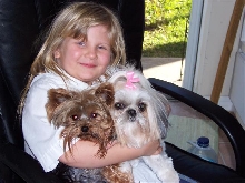 Ginger, Zoey, and My neice
