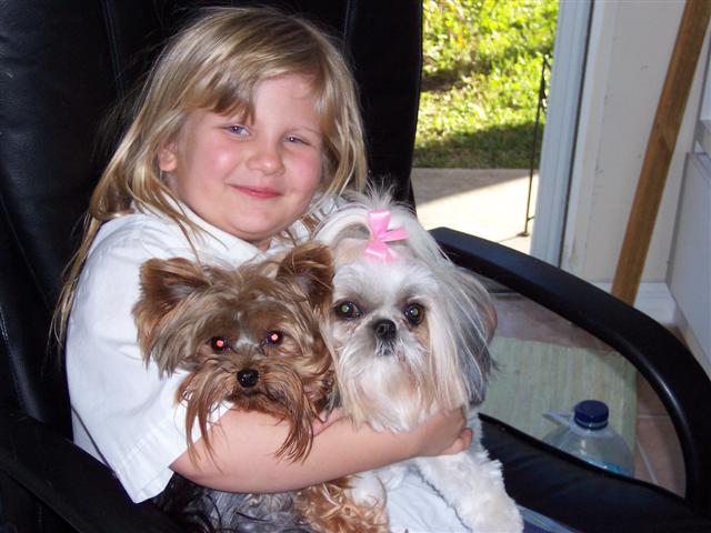 Ginger, Zoey, and My neice