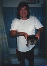 Mr. Turtle ( T ) For Short , Just After Being Weighed, And Before His Favor