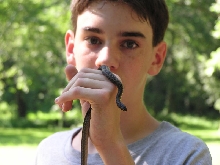 me with garter snake