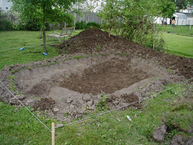 Finished digging