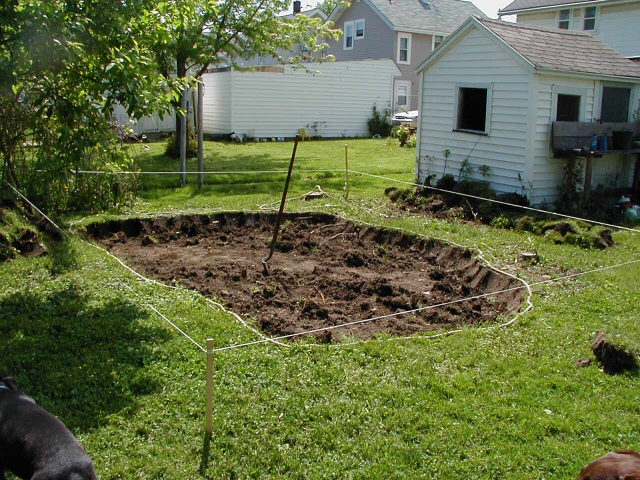First layer dug