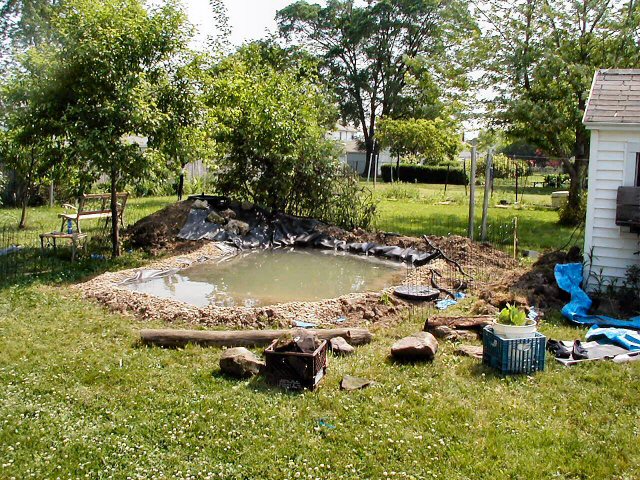 Phase 1 of landscaping begun